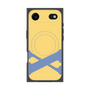 プレミアムスクエアケース with MagSafe［ オリジナル - initial color - X yellow ］