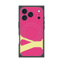 プレミアムスクエアケース with MagSafe［ オリジナル - initial color - Y pink ］