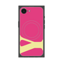 プレミアムスクエアケース with MagSafe［ オリジナル - initial color - Y pink ］