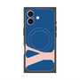 プレミアムスクエアケース with MagSafe［ オリジナル - initial color - Y navy ］