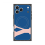 プレミアムスクエアケース with MagSafe［ オリジナル - initial color - Y navy ］