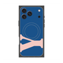 プレミアムスクエアケース with MagSafe［ オリジナル - initial color - Y navy ］