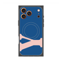 プレミアムスクエアケース with MagSafe［ オリジナル - initial color - Y navy ］