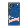 プレミアムスクエアケース with MagSafe［ オリジナル - initial color - Y navy ］