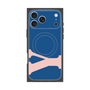 プレミアムスクエアケース with MagSafe［ オリジナル - initial color - Y navy ］
