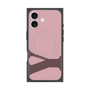 プレミアムスクエアケース with MagSafe［ オリジナル - initial color - Y dusty pink ］