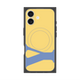 プレミアムスクエアケース with MagSafe［ オリジナル - initial color - Y yellow ］