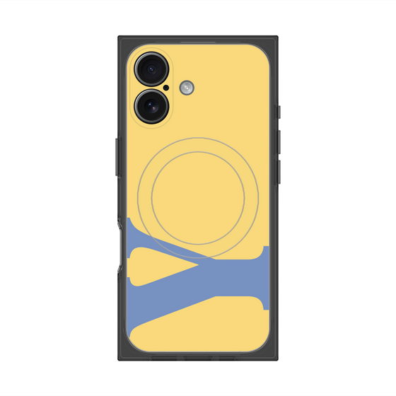 プレミアムスクエアケース with MagSafe［ オリジナル - initial color - Y yellow ］