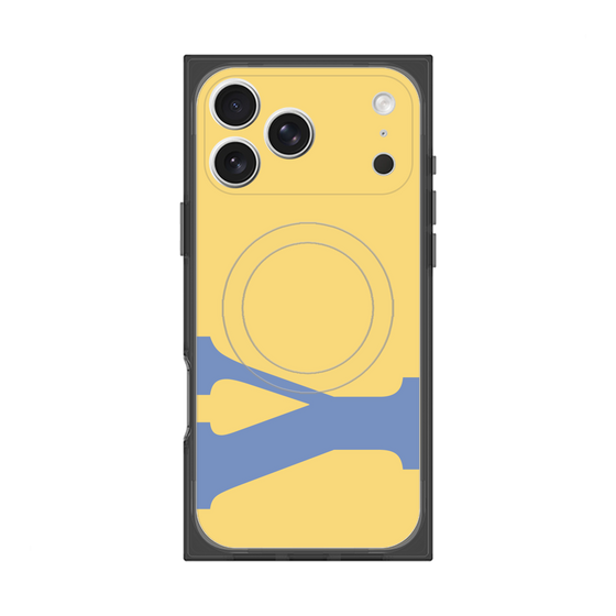 プレミアムスクエアケース with MagSafe［ オリジナル - initial color - Y yellow ］