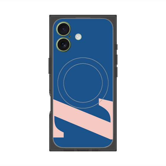 プレミアムスクエアケース with MagSafe［ オリジナル - initial color - Z navy ］