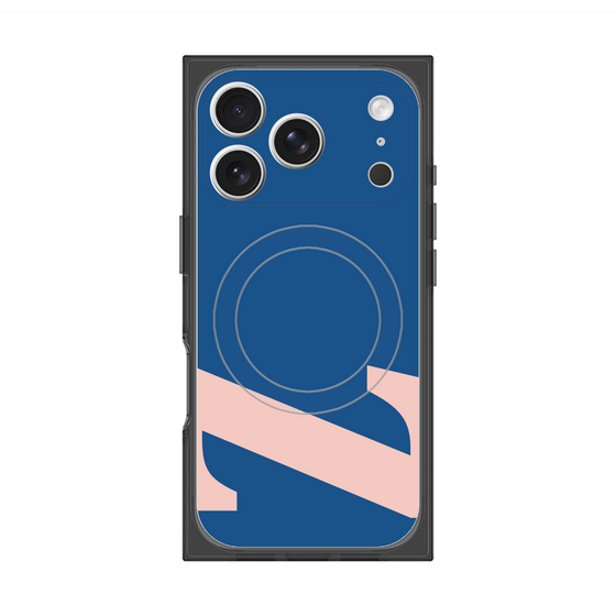 プレミアムスクエアケース with MagSafe［ オリジナル - initial color - Z navy ］