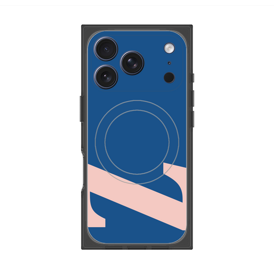 プレミアムスクエアケース with MagSafe［ オリジナル - initial color - Z navy ］