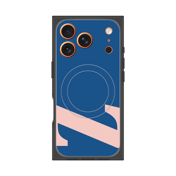 プレミアムスクエアケース with MagSafe［ オリジナル - initial color - Z navy ］