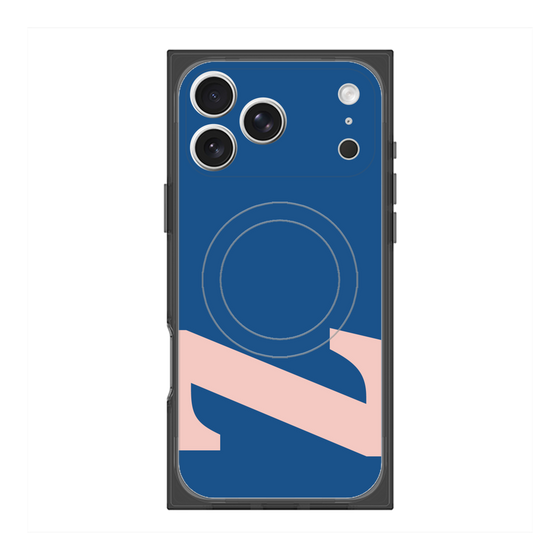 プレミアムスクエアケース with MagSafe［ オリジナル - initial color - Z navy ］