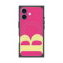 プレミアムスクエアケース with MagSafe［ オリジナル - initial color - B pink ］