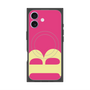 プレミアムスクエアケース with MagSafe［ オリジナル - initial color - B pink ］