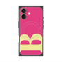 プレミアムスクエアケース with MagSafe［ オリジナル - initial color - B pink ］