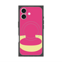 プレミアムスクエアケース with MagSafe［ オリジナル - initial color - C pink ］