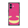 プレミアムスクエアケース with MagSafe［ オリジナル - initial color - C pink ］