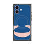 プレミアムスクエアケース with MagSafe［ オリジナル - initial color - C navy ］
