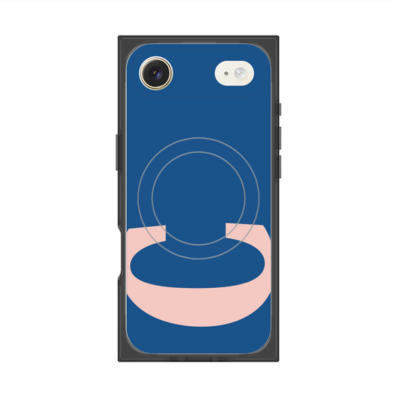 プレミアムスクエアケース with MagSafe［ オリジナル - initial color - C navy ］