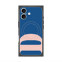 プレミアムスクエアケース with MagSafe［ オリジナル - initial color - D navy ］