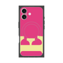 プレミアムスクエアケース with MagSafe［ オリジナル - initial color - E pink ］