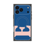 プレミアムスクエアケース with MagSafe［ オリジナル - initial color - E navy ］