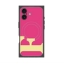 プレミアムスクエアケース with MagSafe［ オリジナル - initial color - F pink ］