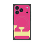 プレミアムスクエアケース with MagSafe［ オリジナル - initial color - F pink ］