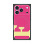 プレミアムスクエアケース with MagSafe［ オリジナル - initial color - F pink ］