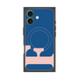 プレミアムスクエアケース with MagSafe［ オリジナル - initial color - F navy ］