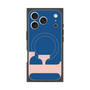 プレミアムスクエアケース with MagSafe［ オリジナル - initial color - F navy ］