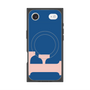 プレミアムスクエアケース with MagSafe［ オリジナル - initial color - F navy ］