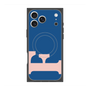 プレミアムスクエアケース with MagSafe［ オリジナル - initial color - F navy ］