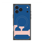 プレミアムスクエアケース with MagSafe［ オリジナル - initial color - F navy ］