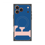 プレミアムスクエアケース with MagSafe［ オリジナル - initial color - F navy ］
