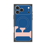 プレミアムスクエアケース with MagSafe［ オリジナル - initial color - F navy ］