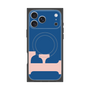 プレミアムスクエアケース with MagSafe［ オリジナル - initial color - F navy ］