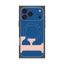 プレミアムスクエアケース with MagSafe［ オリジナル - initial color - F navy ］