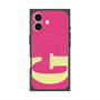 プレミアムスクエアケース with MagSafe［ オリジナル - initial color - G pink ］