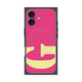 プレミアムスクエアケース with MagSafe［ オリジナル - initial color - G pink ］