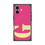 プレミアムスクエアケース with MagSafe［ オリジナル - initial color - G pink ］