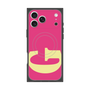 プレミアムスクエアケース with MagSafe［ オリジナル - initial color - G pink ］