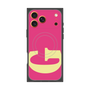 プレミアムスクエアケース with MagSafe［ オリジナル - initial color - G pink ］