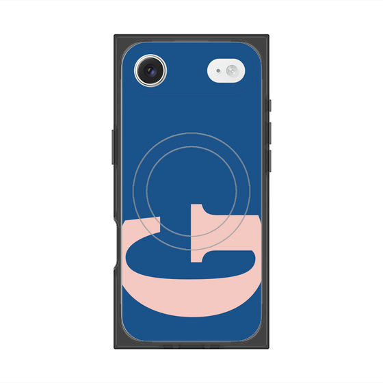 プレミアムスクエアケース with MagSafe［ オリジナル - initial color - G navy ］