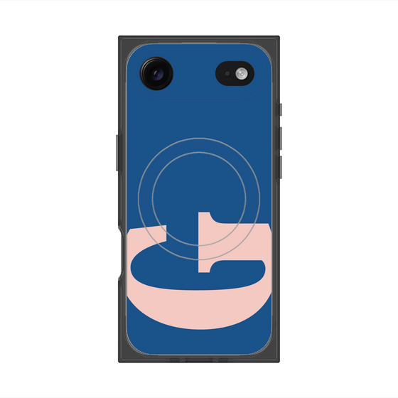 プレミアムスクエアケース with MagSafe［ オリジナル - initial color - G navy ］