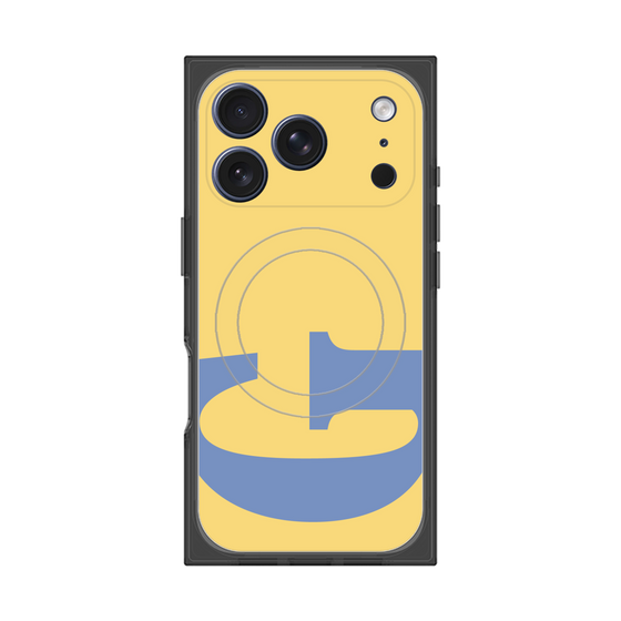 プレミアムスクエアケース with MagSafe［ オリジナル - initial color - G yellow ］