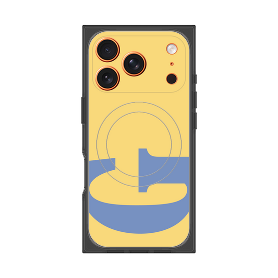 プレミアムスクエアケース with MagSafe［ オリジナル - initial color - G yellow ］