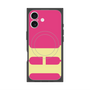 プレミアムスクエアケース with MagSafe［ オリジナル - initial color - H pink ］